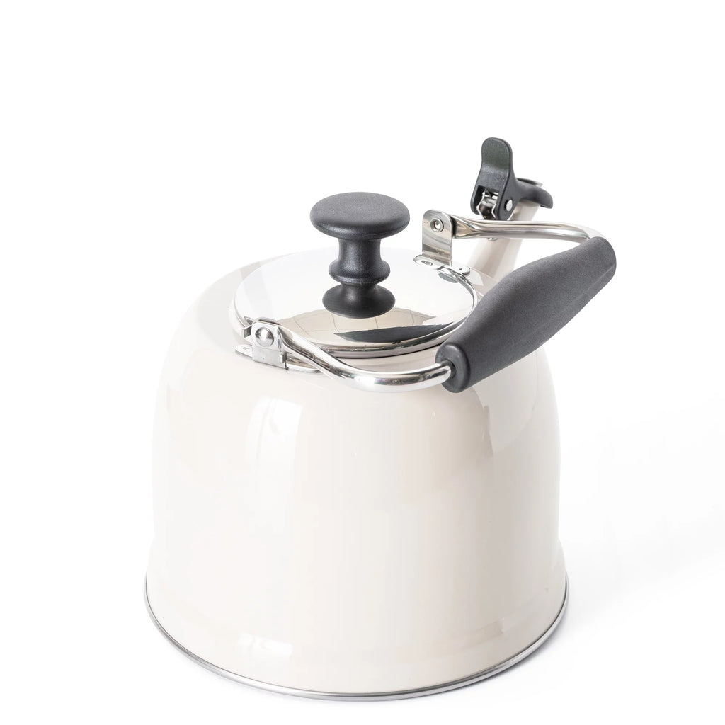Linen 2.2-Quart Stainless Steel Tea Kettle with Lid B9785
