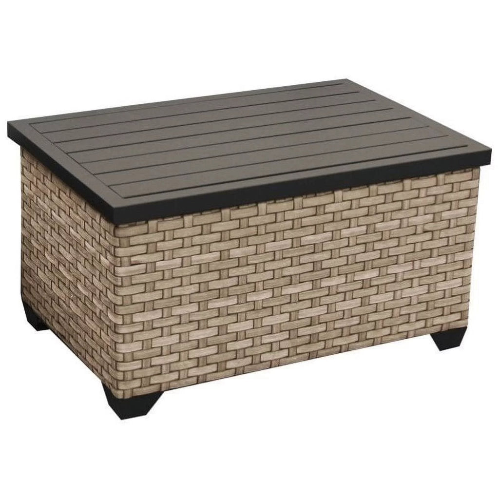 Outdoor Wicker Storage Coffee Table N48723
