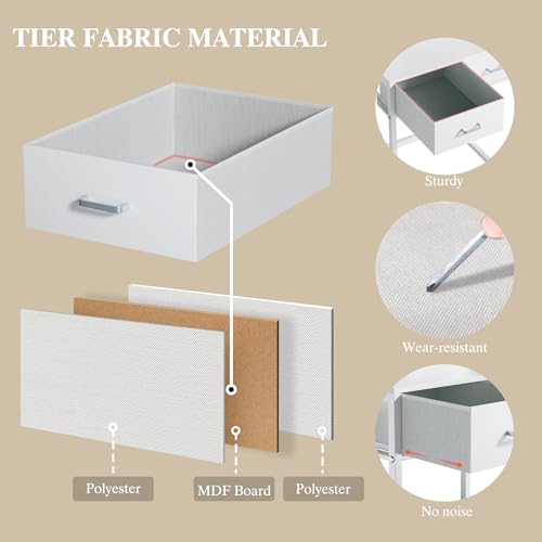White Makeup Vanity Desk with Mirror and Lights J15089