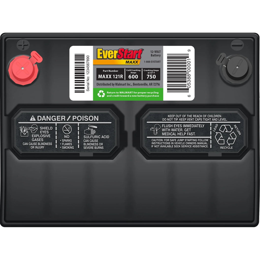Lead Acid Automotive Battery 12 Volt 600 CCA T2743