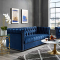 Performance Velvet Sofa in Midnight Blue O714861