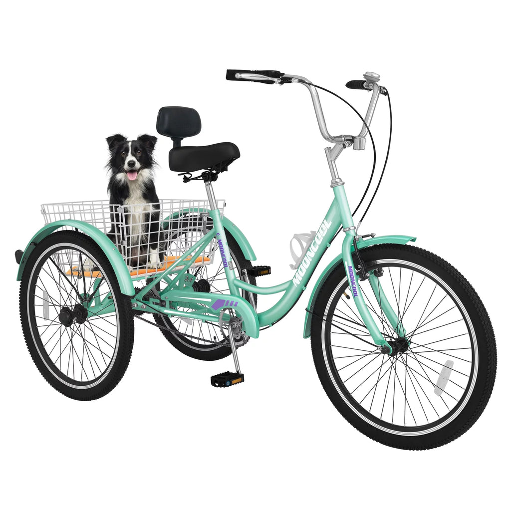 24 Single Speed Tricycle with Basket W712524