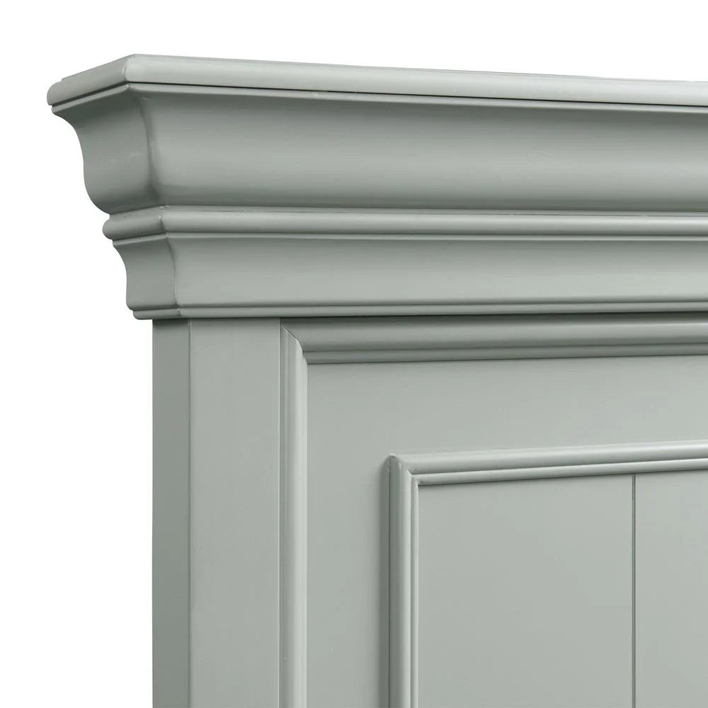 Grey Queen Platform Storage 4PC Bedroom Set R448105