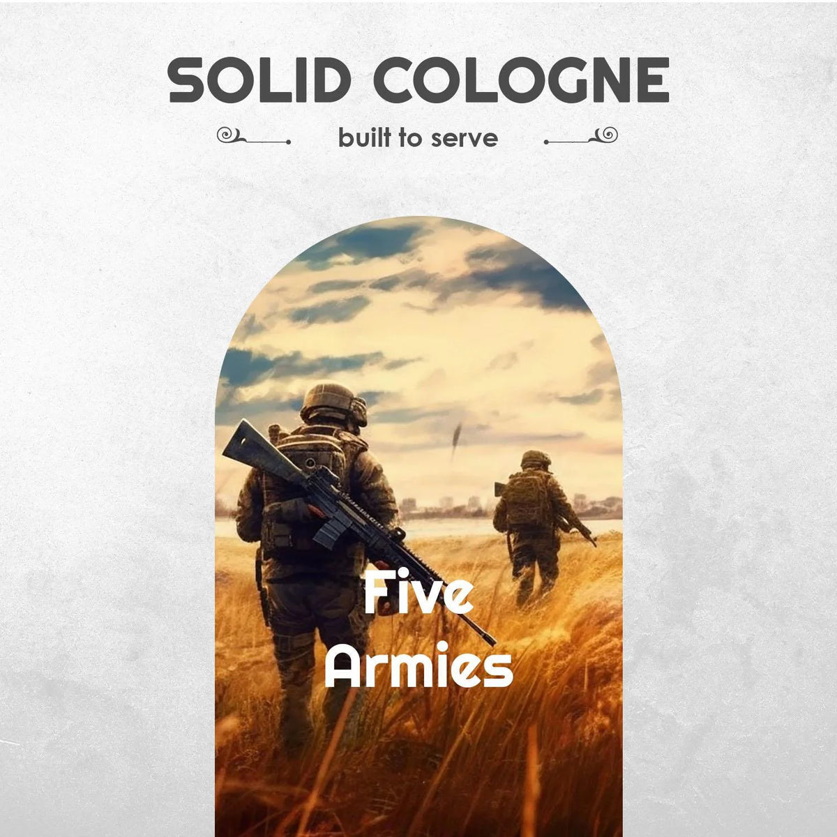 Solid Cologne Sample Pack Set of 5 0.75 oz Q11136