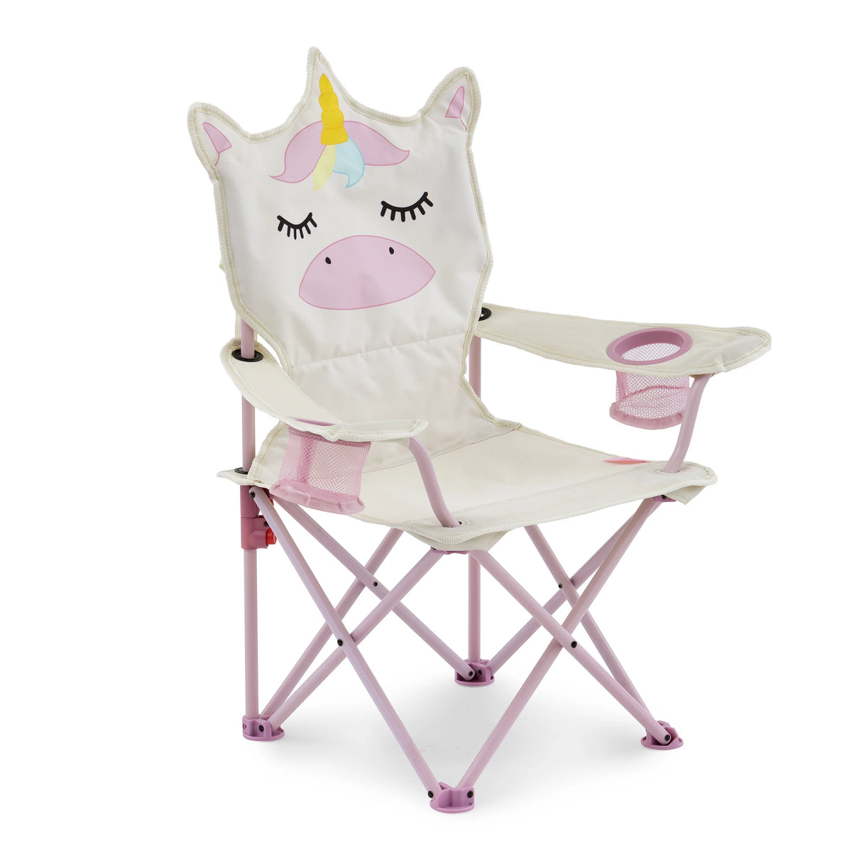 Pink Off-White Kid's Camping Chair I930