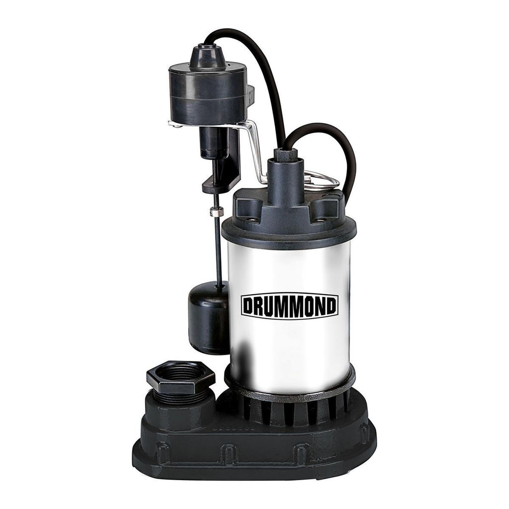 1/2 HP Submersible Sump Pump with Vertical Float Switch 5200 GPH N224