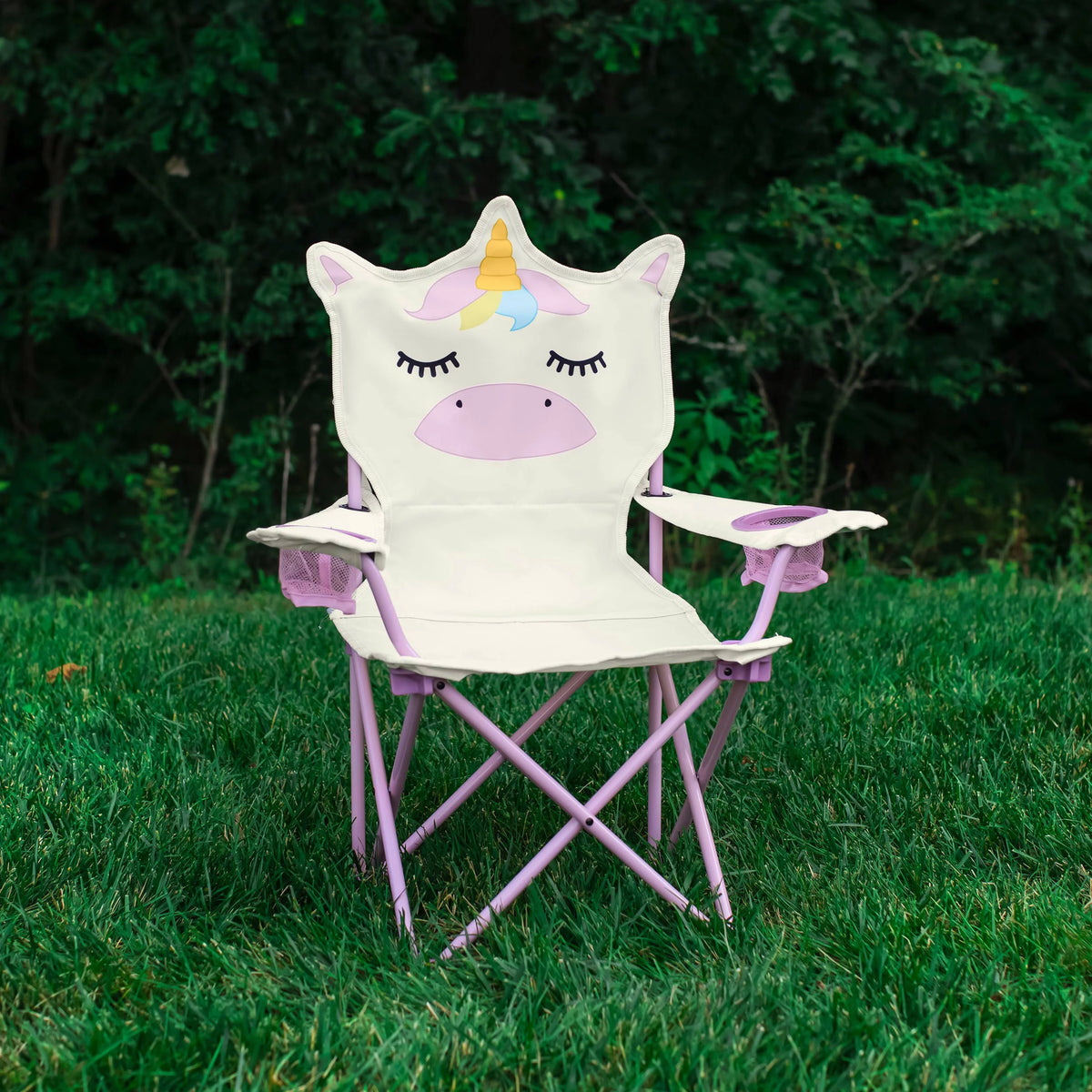 Pink Off-White Kid's Camping Chair I930
