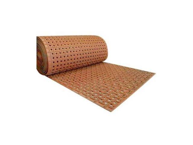Red 34 in. x 10 ft. Nitrile Non-Slip Rubber Mat D5977