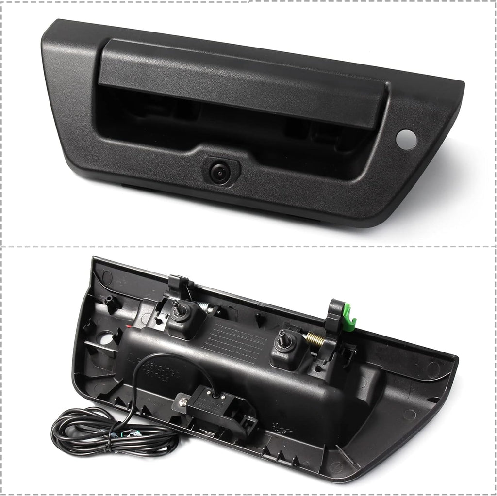 Tailgate Handle Backup Rear View Camera for Ford F150 2015-2019 Black F8779