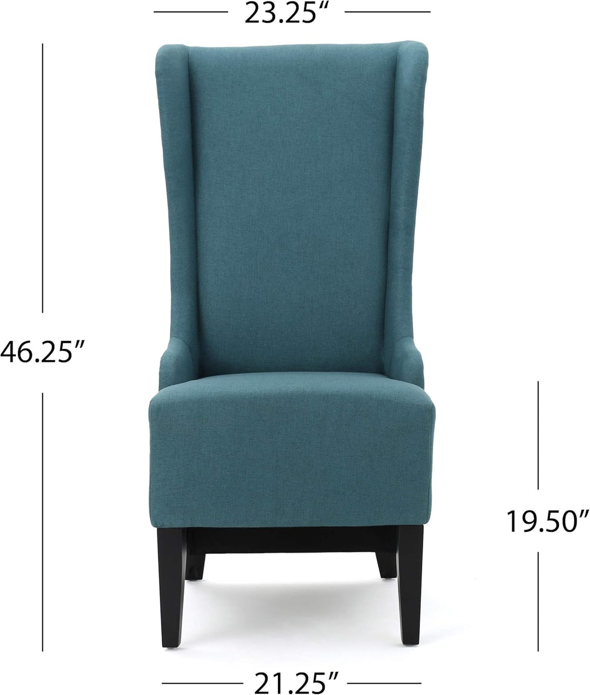 Teal Fabric Dining Chair S2224
