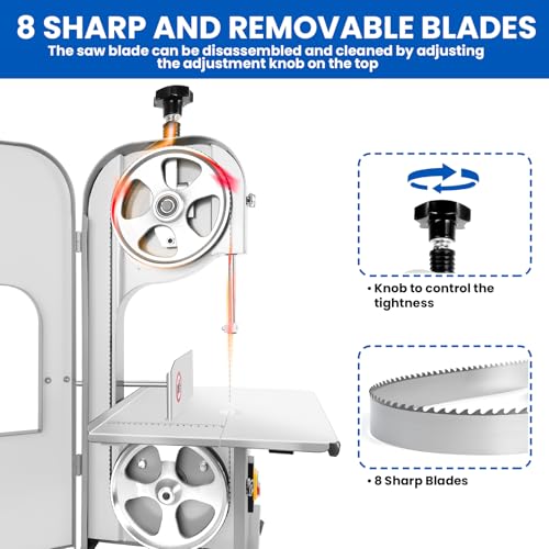 1200W Stainless Steel Meat Band Saw E636