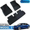 All Weather Floor Mats Custom Fit 3D Carpet Car Interior Accessories Black G91479