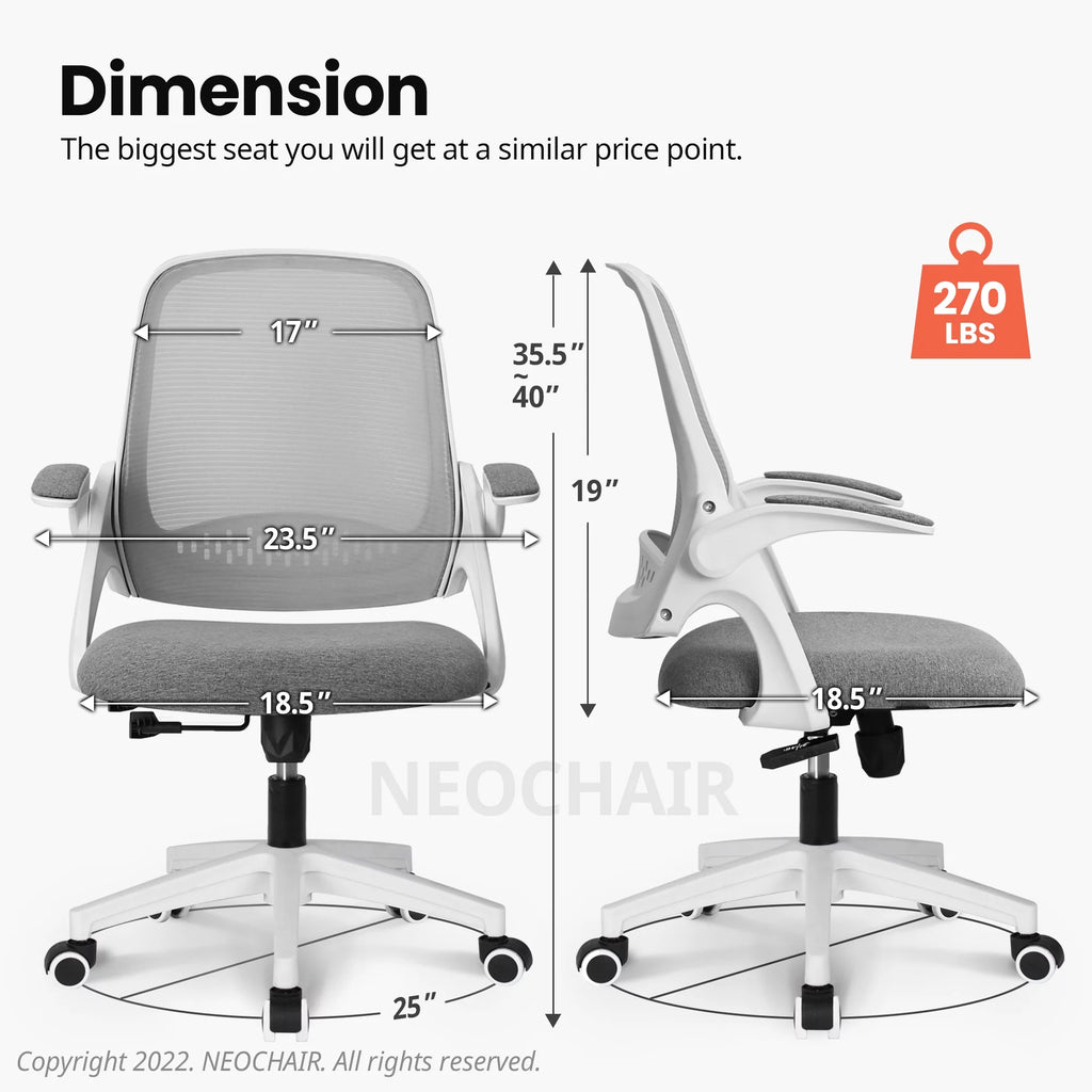 Beige Adjustable Ergonomic Office Chair Z82636