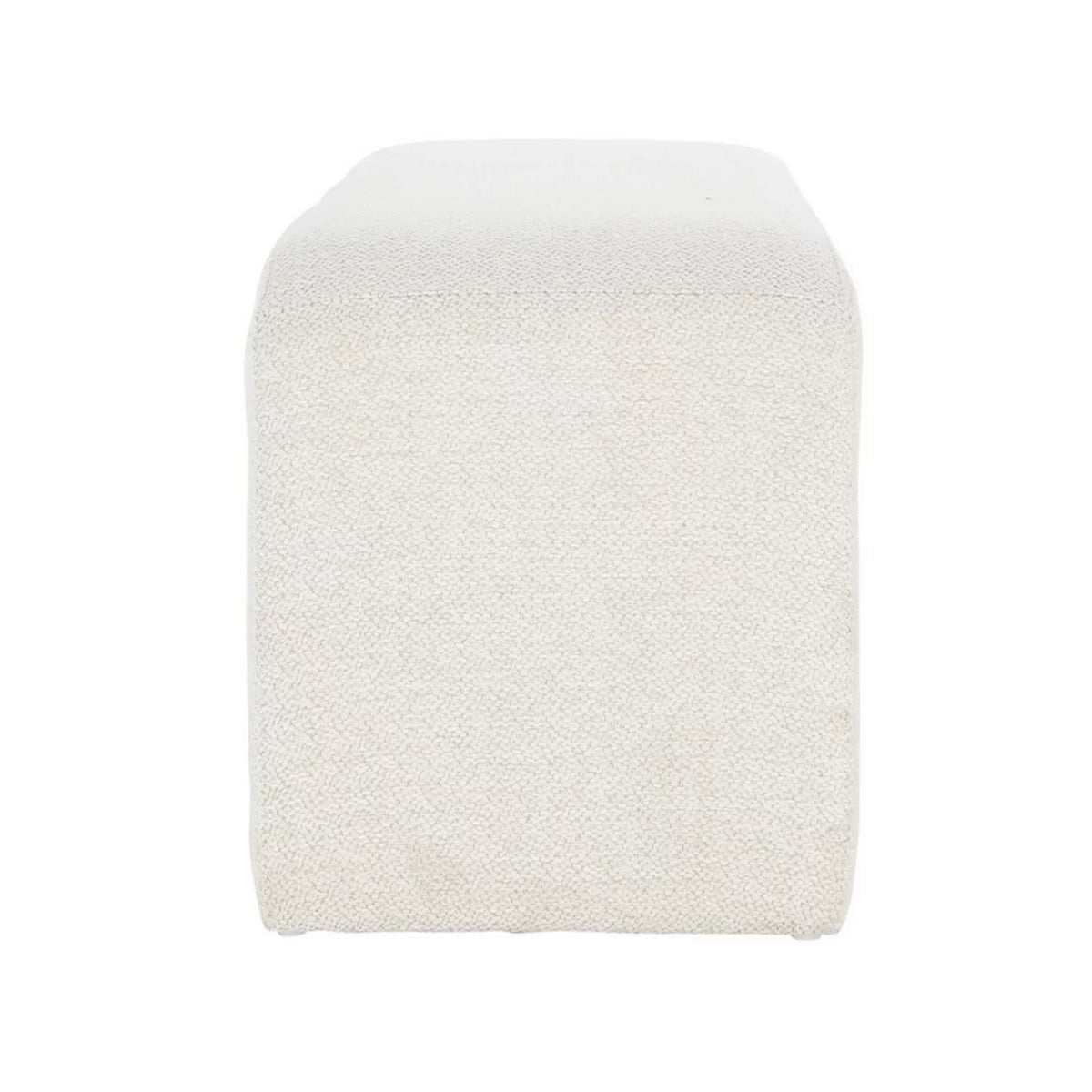 54 Inch White Wood Bench F46841