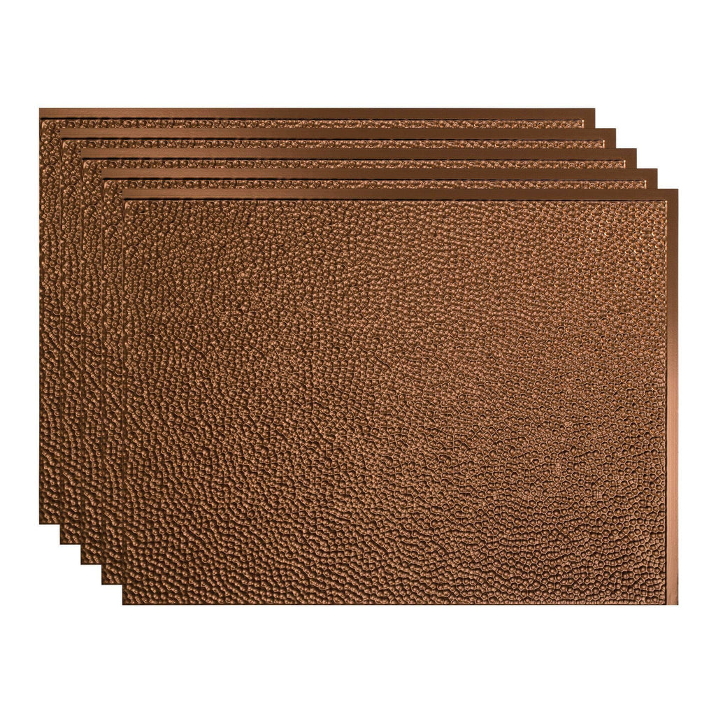 Hammered Oil Rubbed Bronze Backsplash Panel 5 Pack L8201