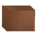 Hammered Oil Rubbed Bronze Backsplash Panel 5 Pack L8201