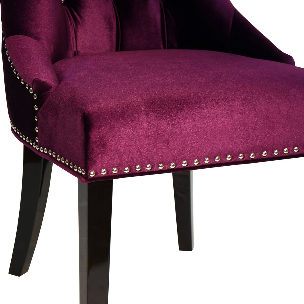 Purple Parson Chair Z581
