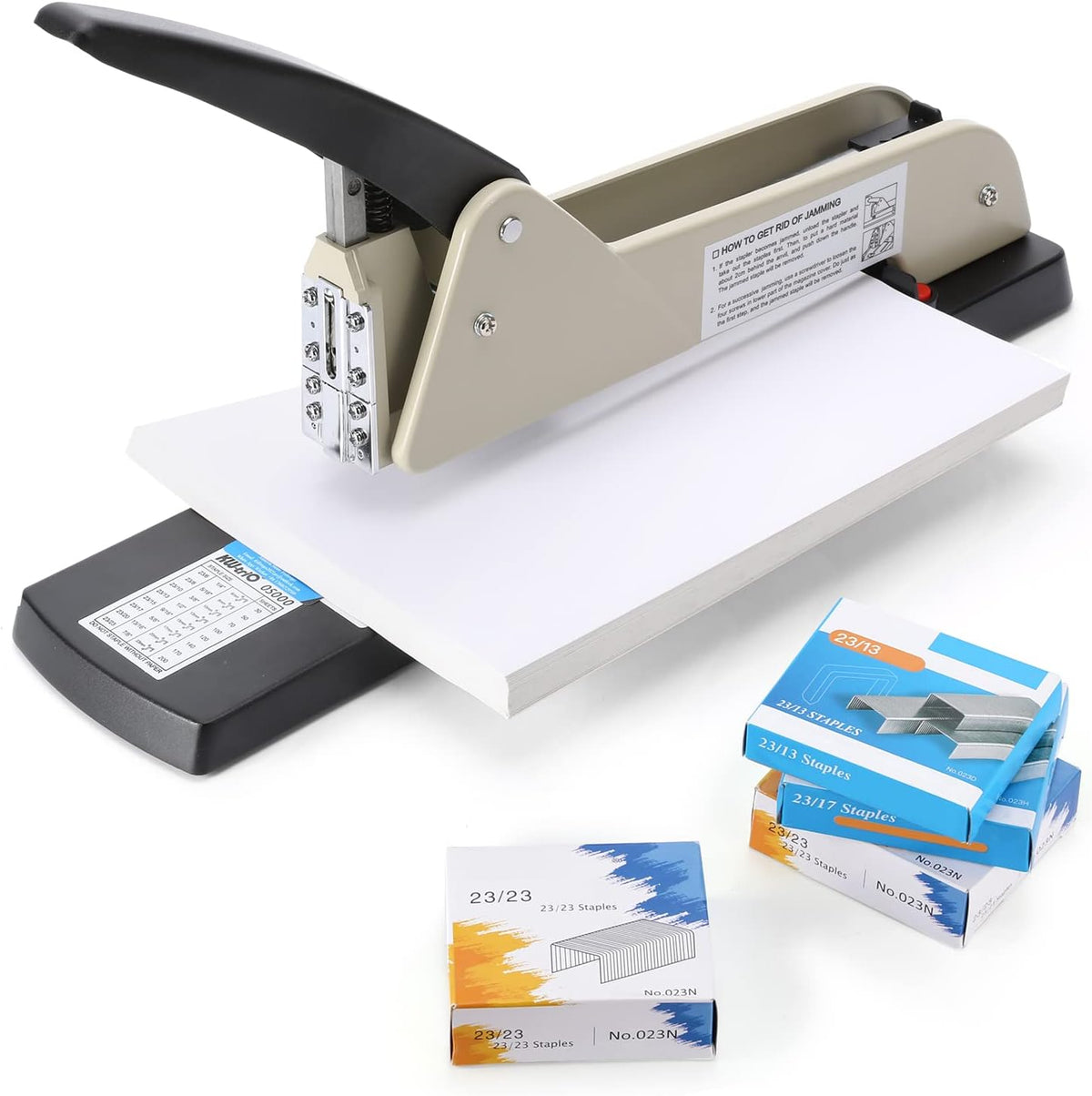Heavy Duty Long Reach Stapler with 200 Sheets Capacity Q9259