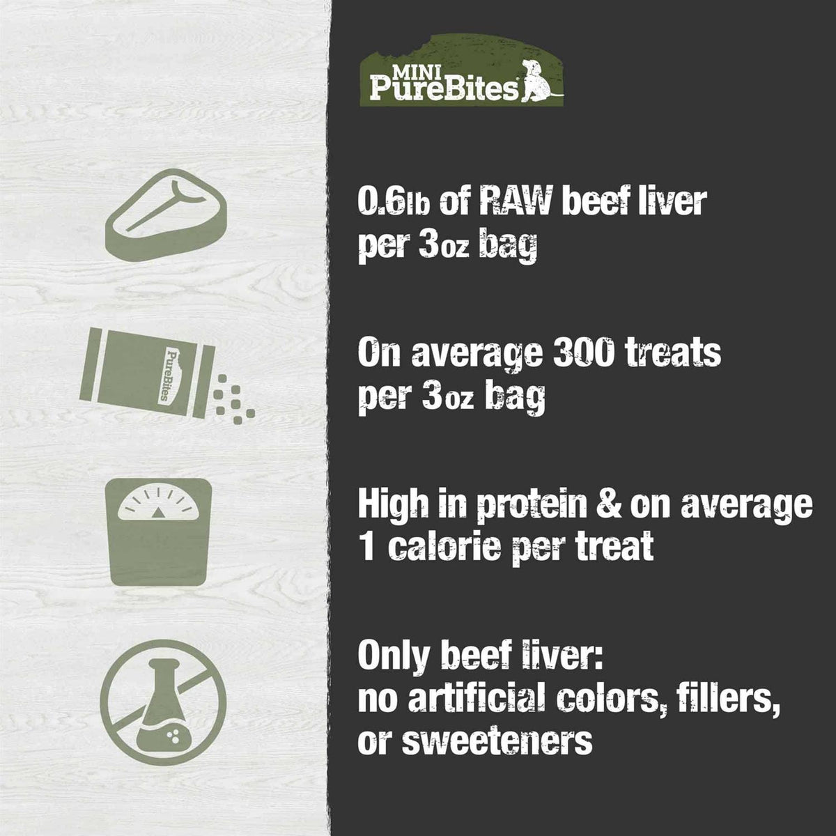 Beef Liver Freeze-Dried Raw Dog Treats B15680