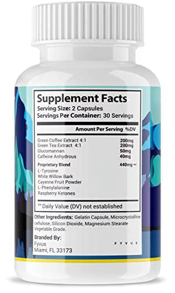 Weight Loss Capsules Supplement (300 Capsules) Y8708