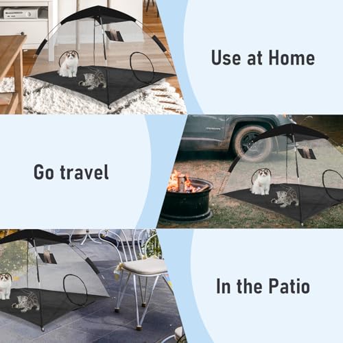 Mesh Cat Tent Outdoor Portable Playpen A599682
