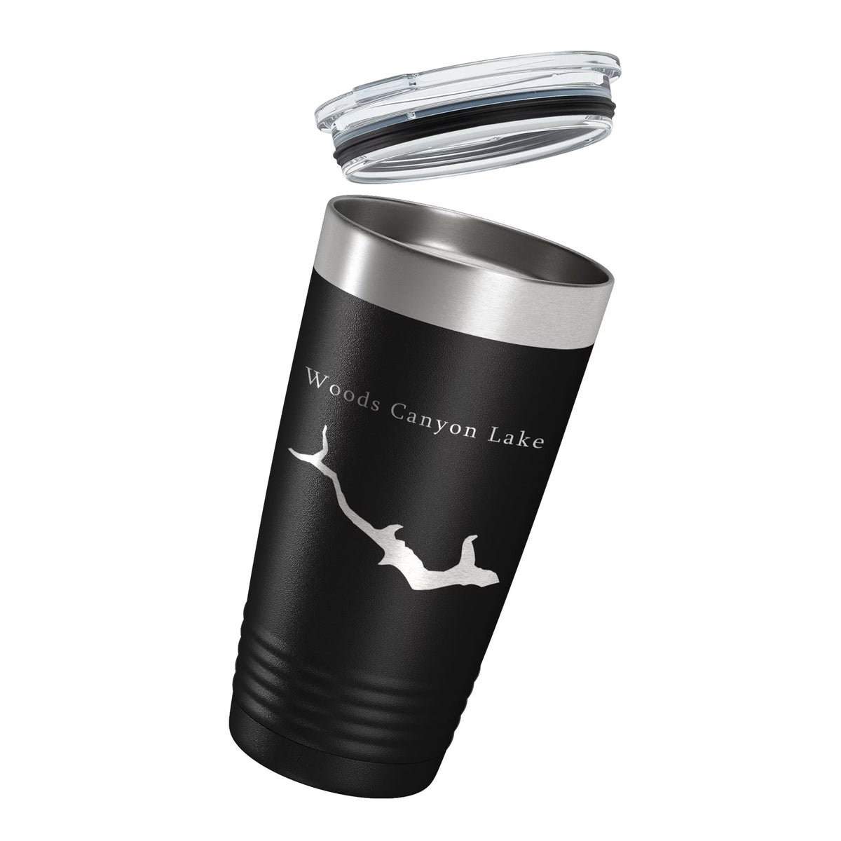 20 oz Black Insulated Tumbler Travel Mug A6289