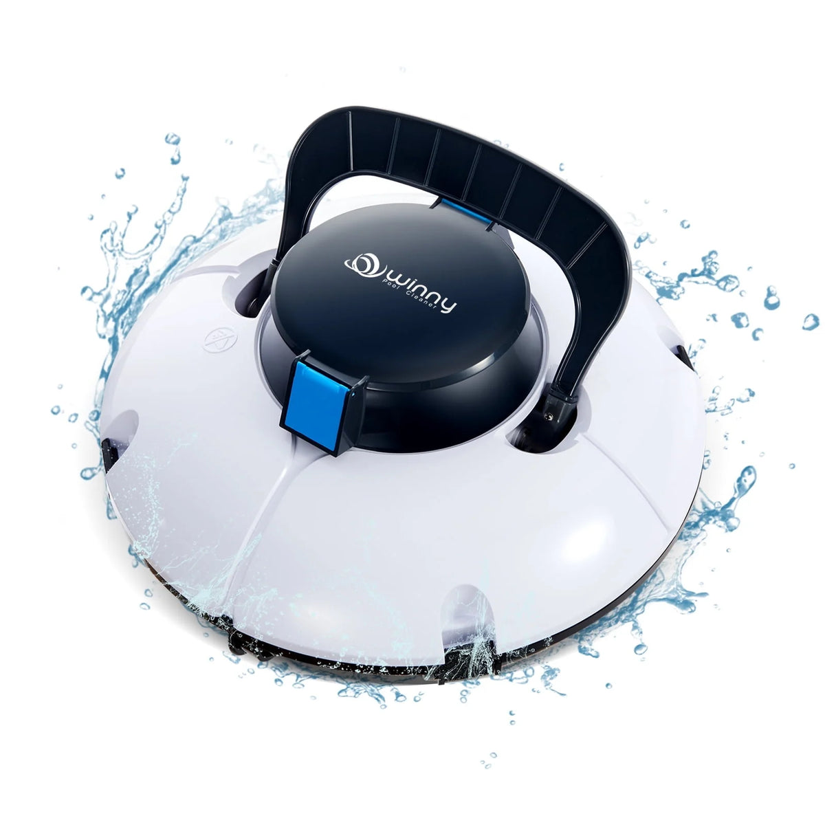 Cordless Robotic Pool Cleaner with Dual Suction Ports O82743