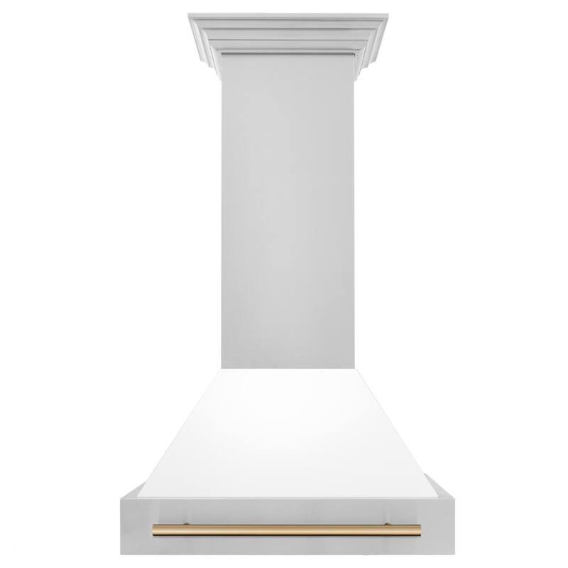 30 in. 400 CFM Ducted Wall Mount Range Hood in Stainless Steel C7379
