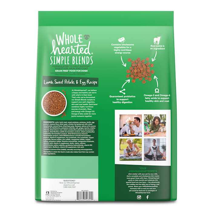 Lamb Sweet Potato & Egg Recipe Dry Dog Food Z53610