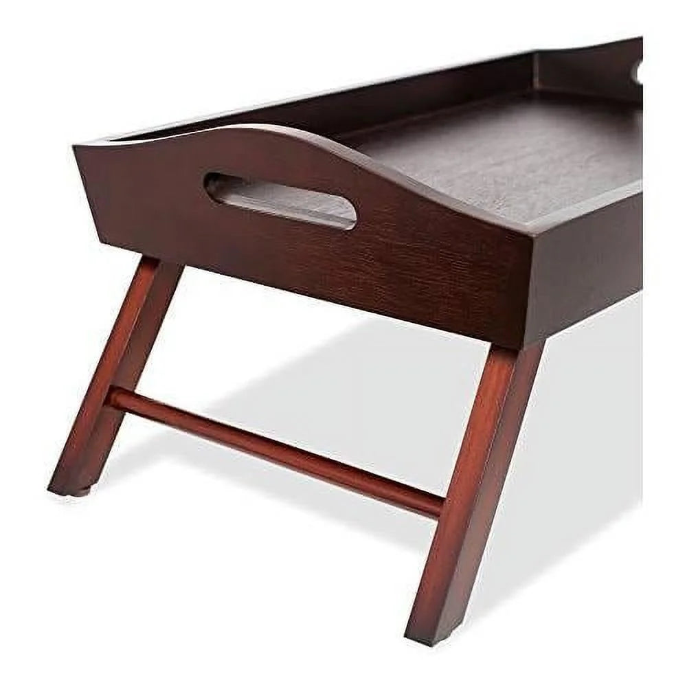 Wood Bed Tray with Folding Legs G21405