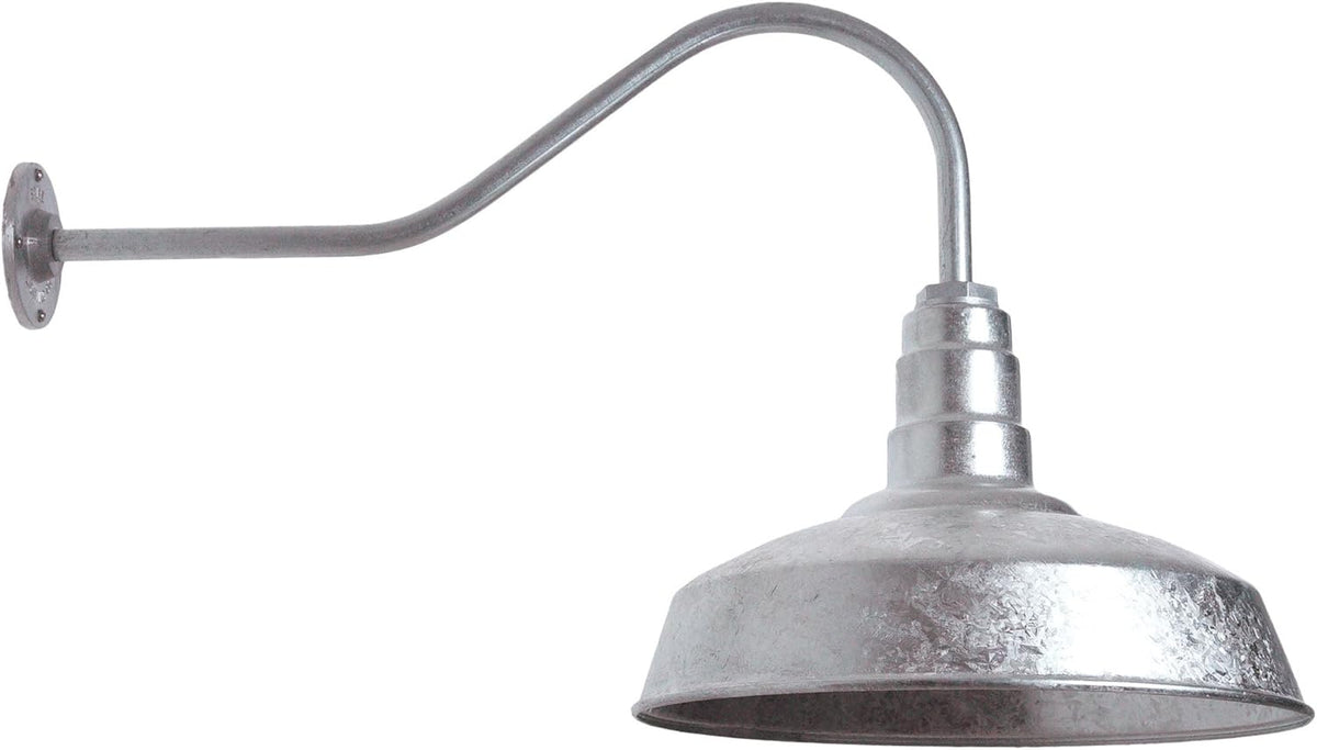 Gooseneck Barn Light Matte Black B402