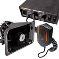 100W Emergency Police Siren Speaker 120-130dB PA System W4406