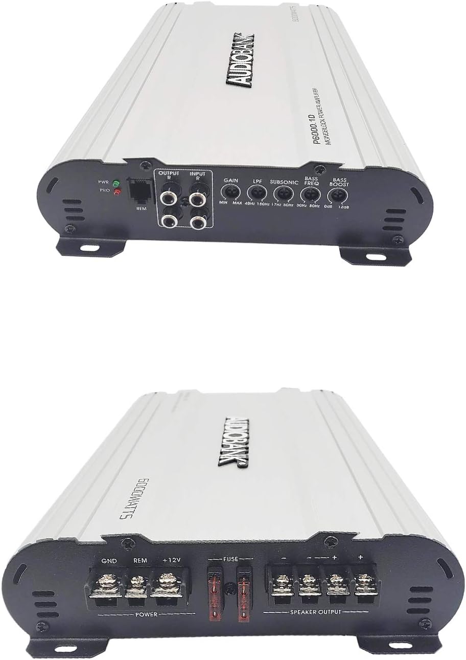 6000 Watts Class D 1 Ohm Car Audio Amplifier T4459