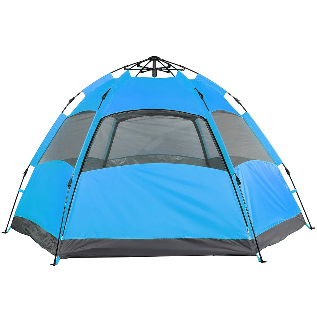 Automatic Camping Tent Double Layer Waterproof UV Protected Large Outdoor X438308