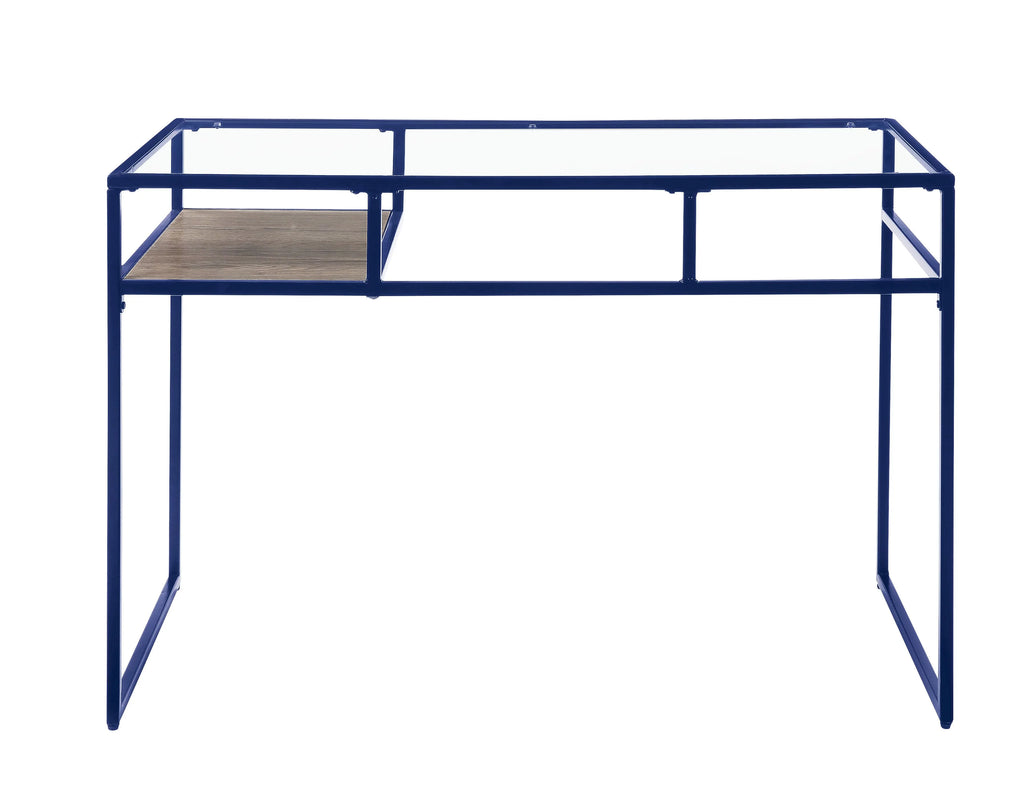 Blue Glass Desk R8276
