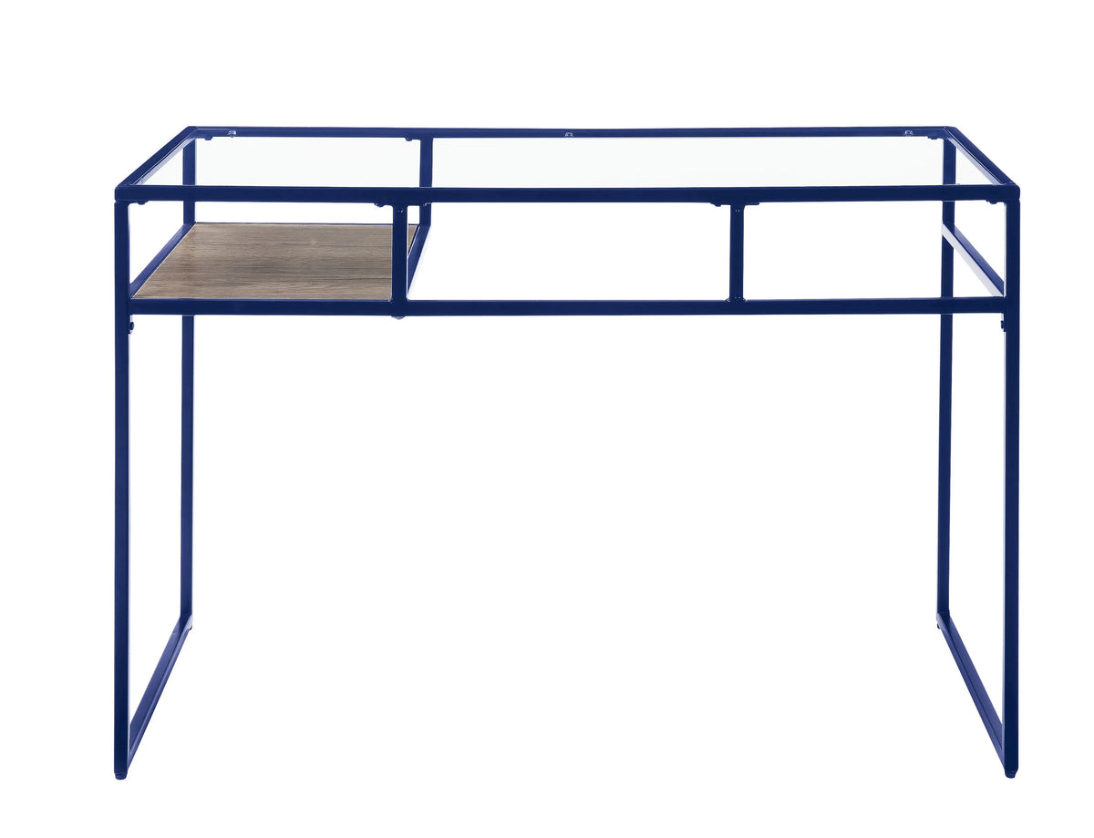 Blue Glass Desk R8276