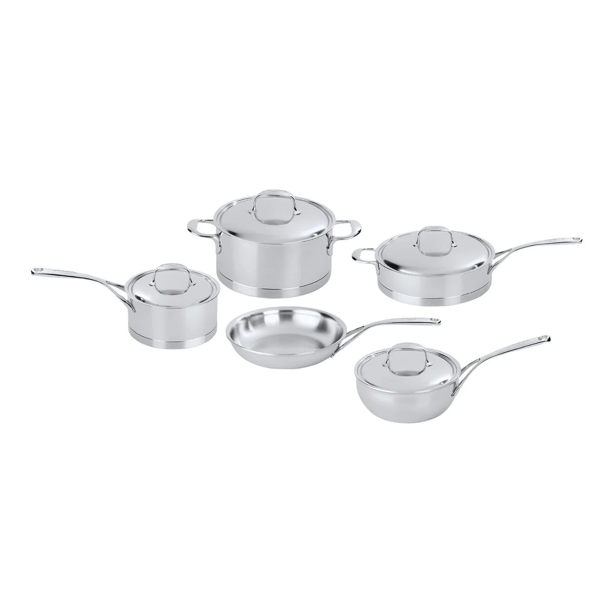 9pc Stainless Steel Cookware Set S291