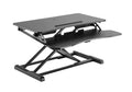 Black Sit-Stand Desk Converter H8035