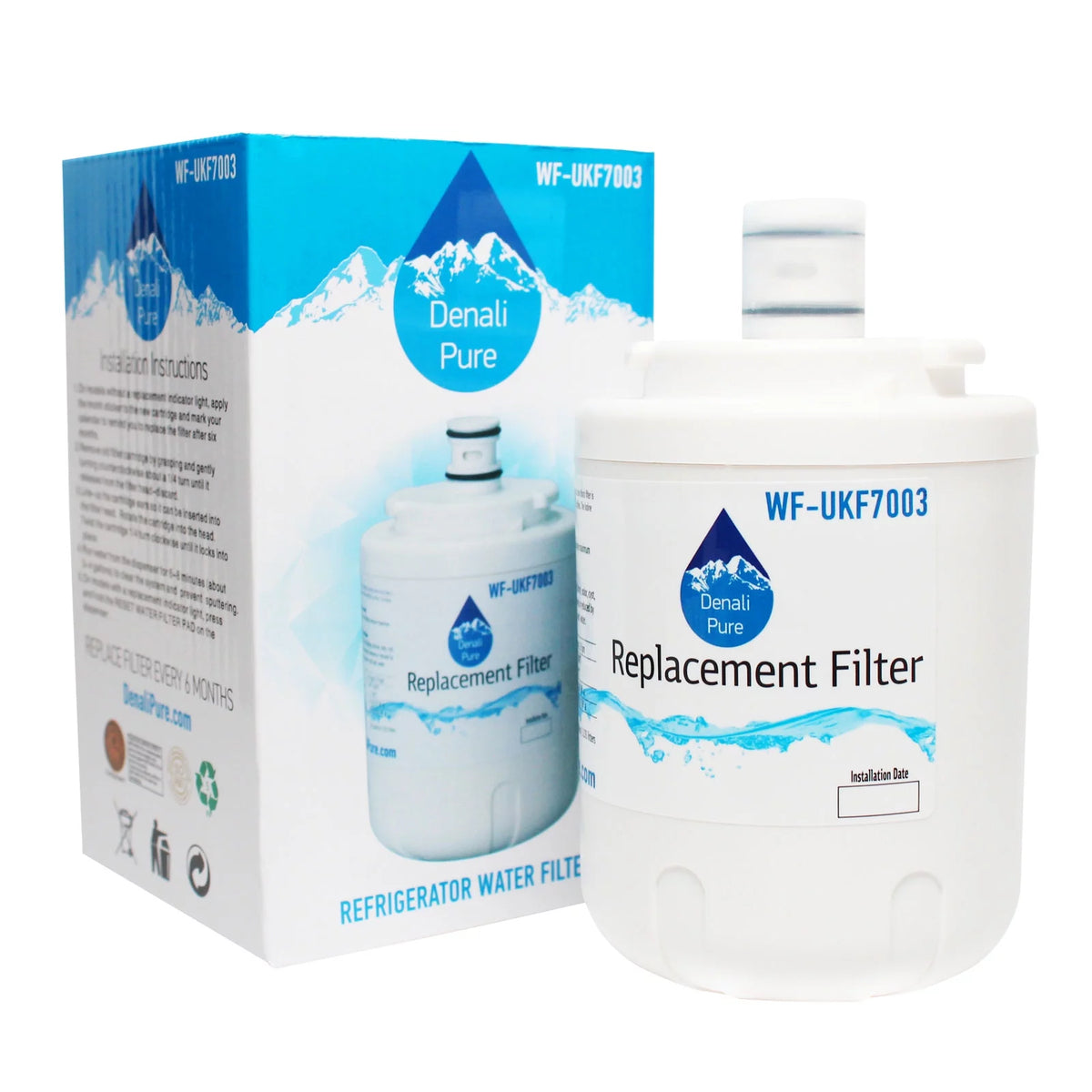 4-Pack Refrigerator Water Filter Cartridge U67238