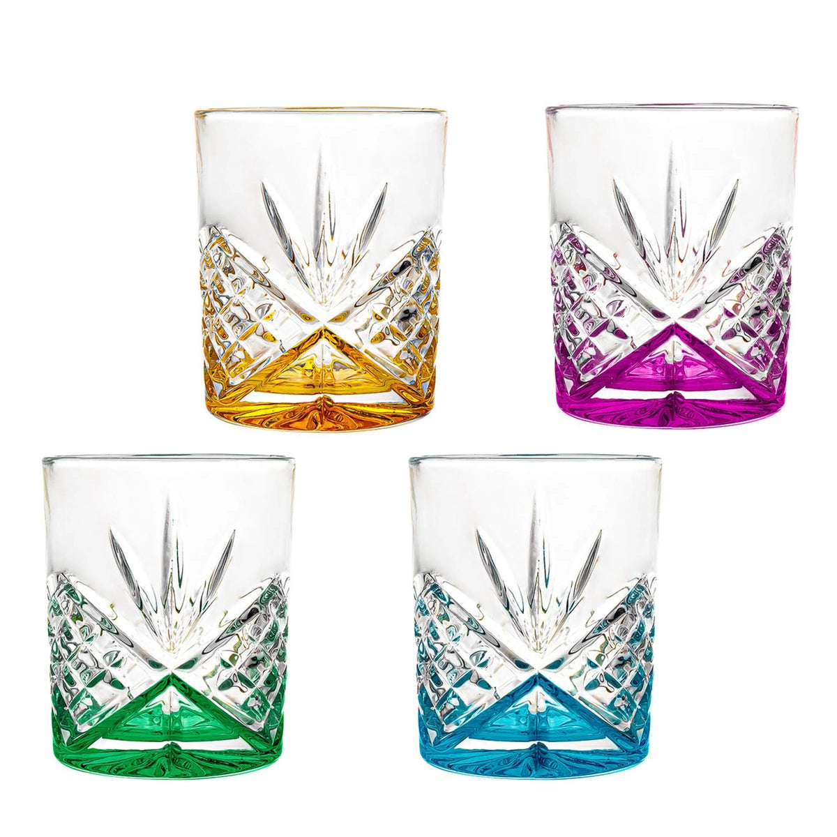 Rainbow Whiskey Glass Set of 4 H816361