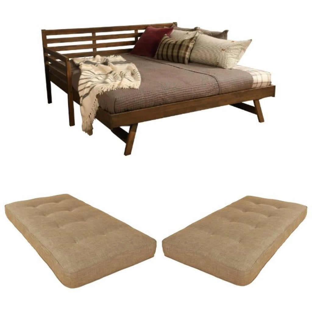3-Piece Set with 2 Fabric Daybed Mattresses and Daybed W774064