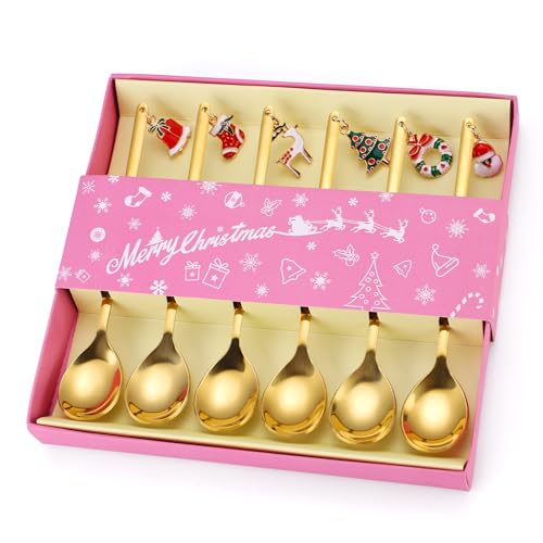 Silver Stainless Steel Dessert Spoons 6 Pieces E49047
