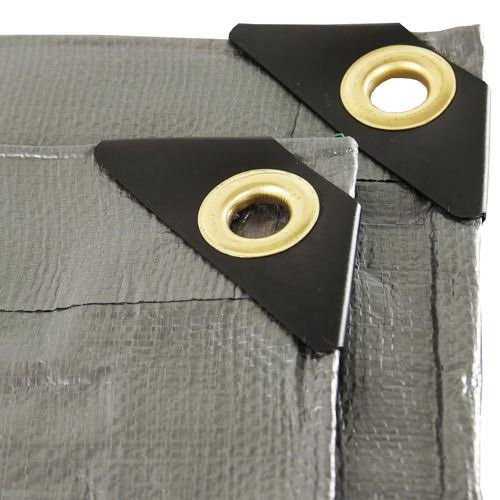 Silver 24x36 Heavy Duty UV Protected Canopy Sun Shade Boat Cover Tarp J3865