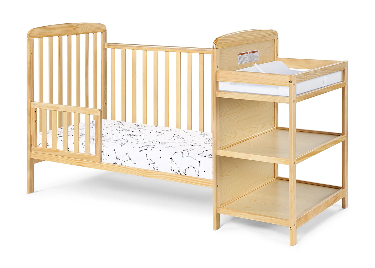 5 in 1 Convertible Crib with Changing Table Y176