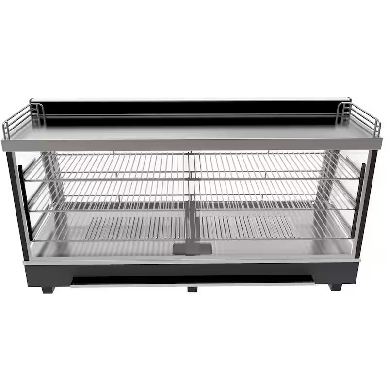 6.5 cu. Ft. 3 Shelf Stainless Steel Food Warmer Display Case K148