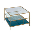 Coffee Table, Satin Gold Finish N36034