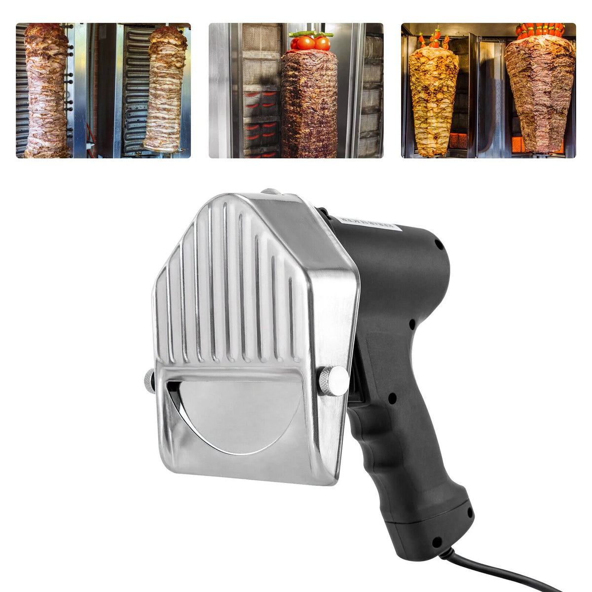 120W Stainless Steel Electric Shawarma Knife Y763587