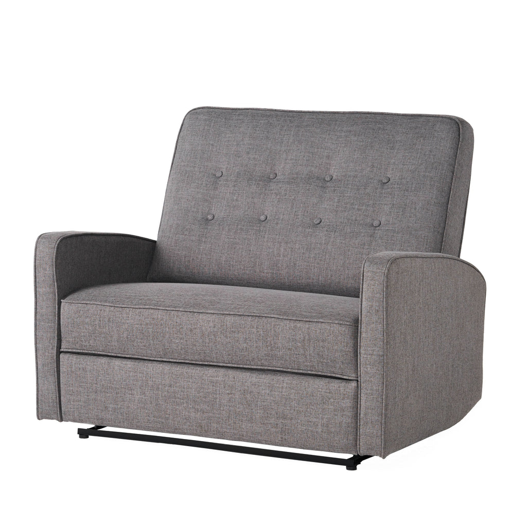 Gray Fabric Reclining Loveseat B968879
