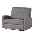 Gray Fabric Reclining Loveseat B968879