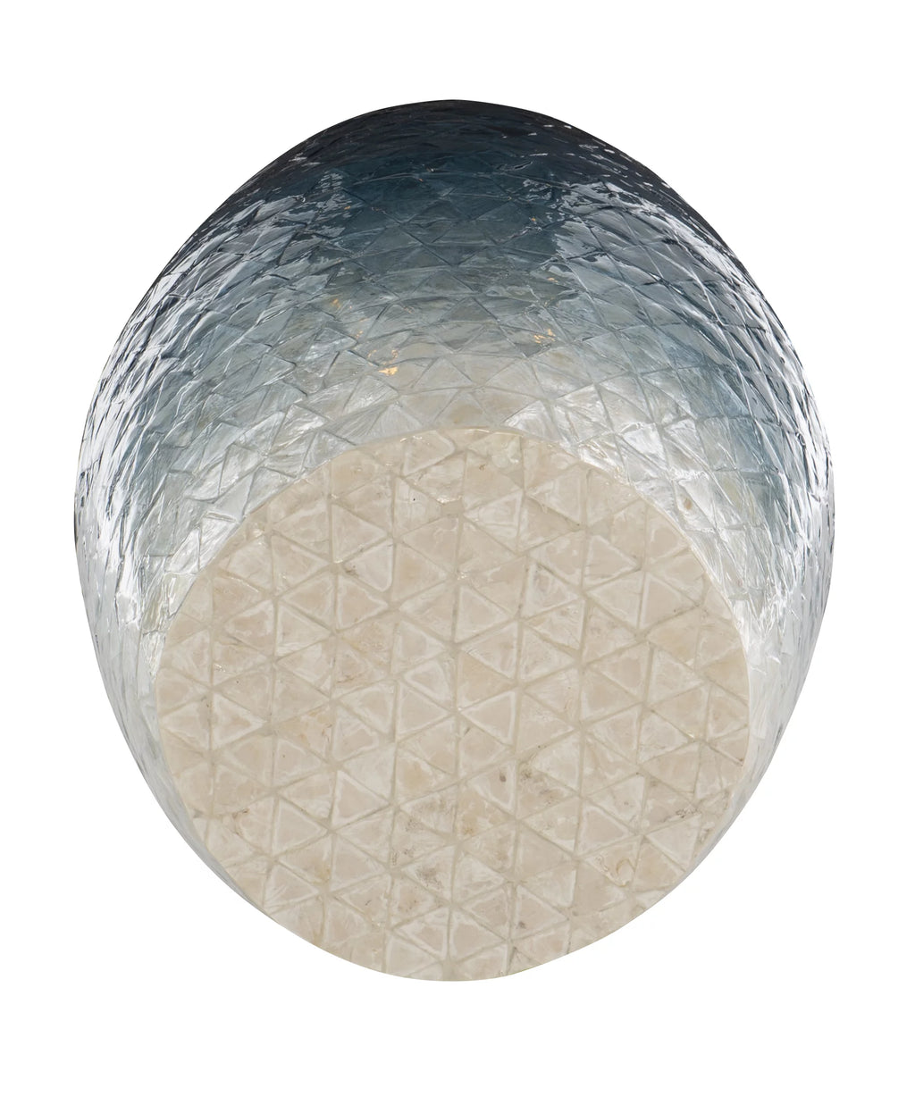 Blue Off-White Accent Side Table I134612
